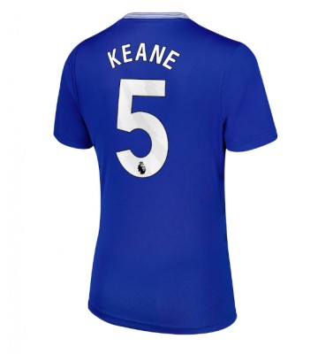 Everton Michael Keane #5 Hemmatröja Kvinnor 2024-25 Kortärmad